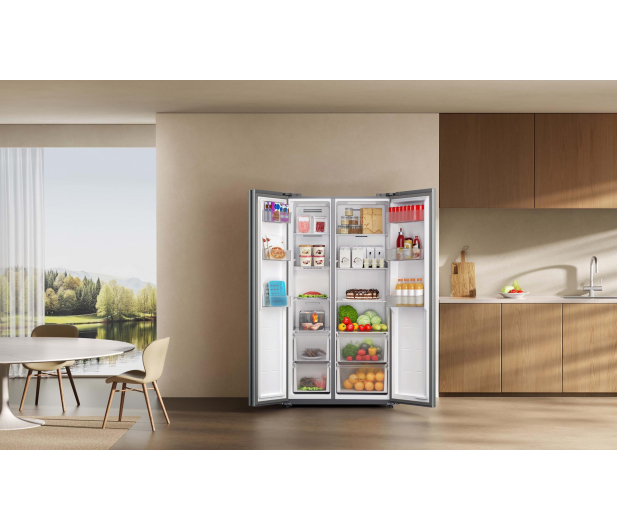 Lodówka XIAOMI MIJIA MRS62ESSMPAEU Side by Side No Frost 177cm Srebrna WiFi 621L - 1542376 - zdjęcie 15